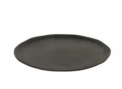 Schaal Frangipani Ø40cm - aluminium - zwart