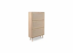 Schoenenkast Bali 70x24x125cm - melamine - sonoma eik