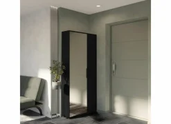 Schoenenkast Ebony 83x24x178cm - decor - zwart