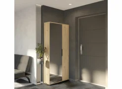 Schoenenkast Ebony 83x24x178cm - decor - royal eik