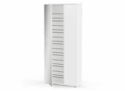 Schoenenkast Ebony 83x24xH178cm - decor - wit