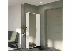 Schoenenkast Ebony 83x24xH178cm - decor - wit