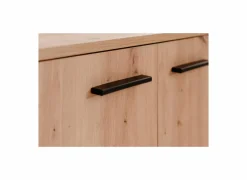 Schoenenkast Satos 100x34x110cm - melamine - artisanale eik