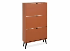 Schoenenkast Vigo 70x24x125cm - melamine - terra