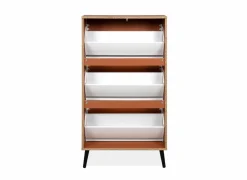 Schoenenkast Vigo 70x24x125cm - melamine - terra