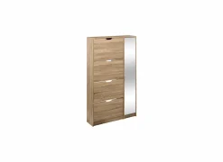 Schoenenkast 85x23,3x155,4cm - decor - beige