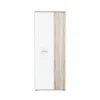 Schoenenkast 69x35x179cm - decor - zand eik & wit