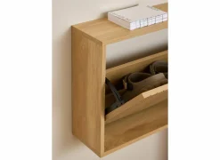 Schoenenkast 72x17x43cm - decor - bruin