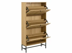 Schoenenkast 72x25x141cm - decor - eik