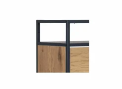 Schoenenkast 56x30x129cm - eik fineer - naturel