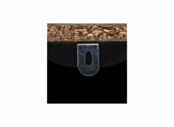 Schoenenkast Zwart 60x23,3x119,5cm - decor - zwart & naturel