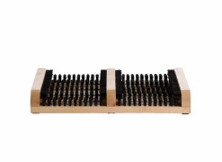 Schoenenveger 36,1x26,6x5,4cm - hout - beige & zwart