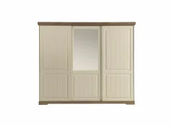 Schuifdeurkast 260cm - decor - truffel & porcelein