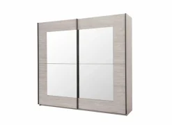 Schuifdeurkast 200cm - decor - grijs