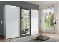 Schuifdeurkast Minden 270cm - decor - wit