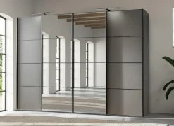 Schuifdeurkast Phoenix 330cm - decor - grijs