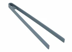 Serveertang 29cm - silicone/ijzer - grijs