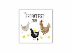 Serviette Breakfast Club 33x33cm multicolor 20 stuks