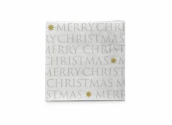 Serviette Christmas Letters 33x33cm - 20 stuks