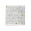Serviette Christmas Letters 25x25cm - 20 stuks