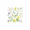 Serviette Cornflowers 25x25cm - papier - multicolor 20 stuks