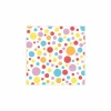 Serviette Dots 25x25cm multicolor 20 stuks