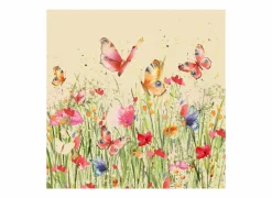 Serviette Flowerfield 33x33cm - papier - multicolor 20 stuks
