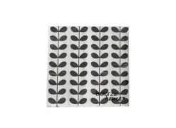 Serviette Gulvi 17x17cm zwart wit 20 stuks