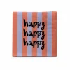 Serviette Happy 33x33cm - 20 stuks