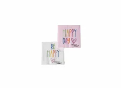Serviette Happy 17x17cm multicolor 20 stuks