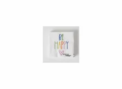 Serviette Happy 17x17cm multicolor 20 stuks