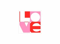 Serviette Love Graphic 33x33cm multicolor 20 stuks