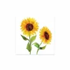 Serviette Two Sunflowers 33x33cm - papier - multicolor 20 stuks