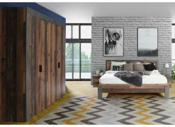 Slaapkamer Attaylar met bed 160x200cm - kleerkast 230cm - 2 nachtkastjes