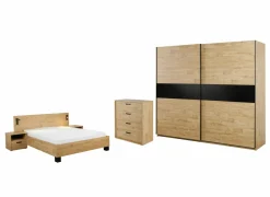 Slaapkamer Clara met bed 160x200cm - kleerkast 250cm - commode 90cm en 2 nachtkastjes