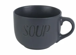Soepkom donker grijs 51cl