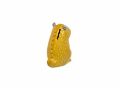 Spaarpot Yellow Monster H15cm - keramiek - geel