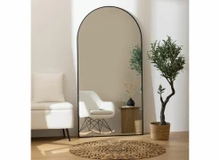 Spiegel Alice 177x91cm - metaal & spiegelglas - zwart