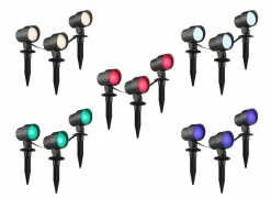 Spotspies Kamara outdoor 3x8,5W zwart