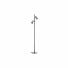 Staande lamp Cadiz GU10 H140cm - aluminium - zwart & brons