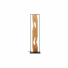 Staande lamp Chaumont LED H120cm - hout massief - bruin