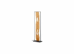 Staande lamp Chaumont LED H120cm - hout massief - bruin