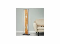 Staande lamp Chaumont LED H120cm - hout massief - bruin