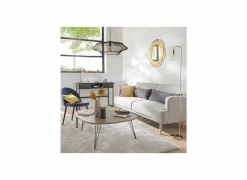 Staande lamp Keli H150cm E27 - beton & ijzer - goud