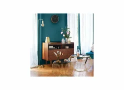 Staande lamp Keli H150cm E27 - beton & ijzer - goud