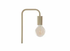 Staande lamp Keli H150cm E27 - beton & ijzer - goud