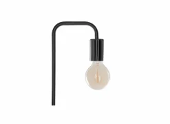 Staande lamp Keli H150cm E27 - beton & ijzer - zwart