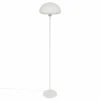 Staande lamp Savio H140cm E27 - staal - wit