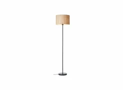 Staande lamp Wimea H161,5cm E27 - rotan & co & metaal - naturel