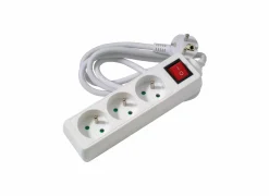 Stekkerdoos met schakelaar, 3-voudig